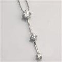 【送料無料】クロスフォーシルバーネックレス【IceBeauty-P1】