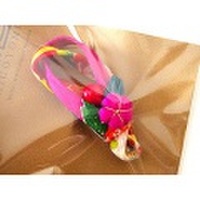 【和風アクセサリー】久留米絣　古布ブローチ