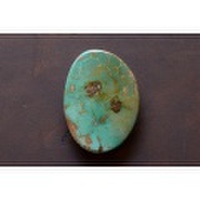 イラン産（ペルシャ）ターコイズ【8】天然石ルース・カボション（25.5×18.5mm）