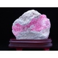 インカローズ原石 【透明感のあるラズベリーピンクが艶やかで手のひらサイズは稀少】