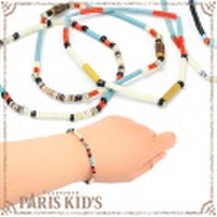 ウッド シェル ビーズ フィーネ ブレスレット colpo