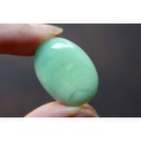 クリソプレーズ（オーストラリア産）【13】天然石ルース・カボション（26×19mm）