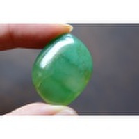 クリソプレーズ（オーストラリア産）【23】天然石ルース・カボション（32×23.5mm）