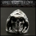 クリックポストのみ送料無料！ シルバーリング リング 指輪 髑髏 スカル キースリング シルバー925 Silver Ring Skull (ID sr0777r95)