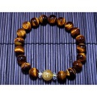 ゴールドルチルクォーツ＆タイガーアイオリジナルブレスレット２