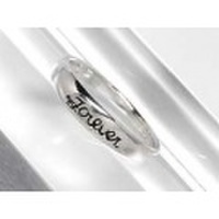 シルバー925 Foreverピンキーリング 　　　　　1-2039