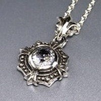 シルバー925 クロスＣＺペンダントトップ5-590