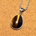 シルバー925 タイガーアイハンドメイドペンダントトップ ST-362