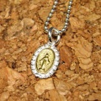 シルバー925 マリアプレートペンダントトップ 5-440