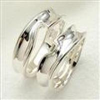 ジェムケリーシルバーペアリング（女性用）