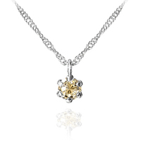 ジェムケリー選べるK10ゴールドダイヤモンド1粒ネックレス