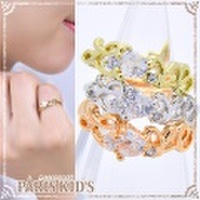 ジルコニア LOVE ハート ピンキーリング パリスキッズ本店 原宿 pariskid’s 公式 通販 安い josim