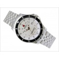 スイスミリタリー SWISS MILITARY 腕時計 FLAGSHIP ML319 3針 ホワイト 42mm メンズ メタルベルト