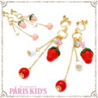 ストロベリー いちご ポップ スウィング イヤリング パリスキッズ本店 原宿 pariskid’s 公式 通販 安い ymgir colpo