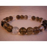スモーキークォーツ・水晶・ブレスレット