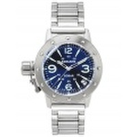 スライド式大型リューズガード仕様のレフトハンドスタイル・ウォッチ　暗闇でも明るく輝く“N夜光”も採用のファッショナブルウォッチ　水に強い20気圧防水　【SEALANE/シーレーン】　SE42-MABL　［送料無料］［バンド調節無料］［ラッピング無料］