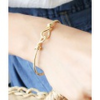 ノットサークルバングル/2カラー