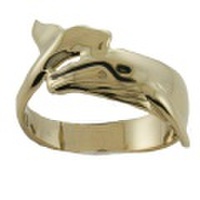 ハワイアンジュエリー 14kゴールド リアルホエールリング