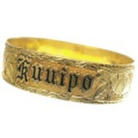 ハワイアンジュエリー 本格オーダーメイドゴールドバングル フラット お手軽な1.0mm厚 20mm　選べるデザインやゴールドカラー