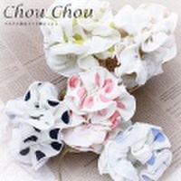 パステル色のドット柄シュシュ 〜大きなドットがとっても可愛い！