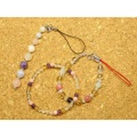 パワーストーン「お守りストラップとブレスレットのセット」230047