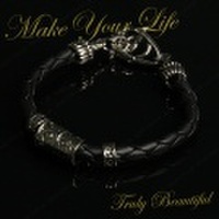 ブレスレット 革紐付き bcbrmtl25【コスプレ衣装雑貨】