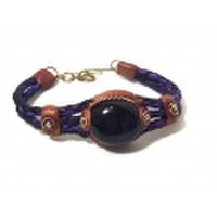 ペルー産ブレス☆自立のブラック×パープル」☆