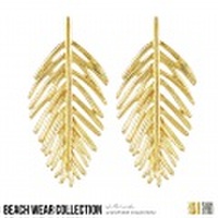 メタリックフェザーピアス