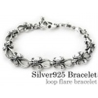 ループリリーフレア ブレスレット シルバー アクセサリー [シルバーブレスレット] 送料無料