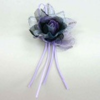 激安小物・コサージュ：ライラックブラック・KL-10001035-bk-rairacu