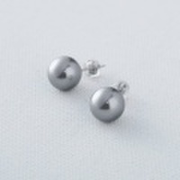 湖水真珠10mm大珠ピアス