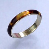匠の本べっ甲 SILVERコンビーネーションリング（ノーマルタイプ）