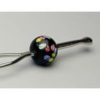 小さなトンボ玉　黒