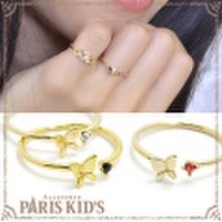 小さな蝶々リング パリスキッズ本店 原宿 pariskid’s 公式 通販 安い josim