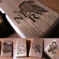 世界で一つだけ!!木製オリジナルZippo