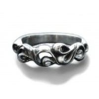 唐草シルバーリング/mor006