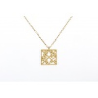 落ち着きの輝き　K18ネックレス　square necklace　K18
