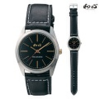 和心 わこころ WA-001M-D ピアノレザー 革バンド 日本製にこだわった腕時計 男性用 時計 電池式　送料無料　名入れ刻印対応、有料　取り寄せ品