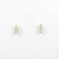 K18YG ダイヤモンドピアス