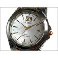 パルサー PULSAR 腕時計 ビッグデイトカレンダー PQ5003 シルバー メタルベルト