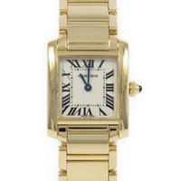 カルティエ W50002N2 タンクフランセーズ YG クォーツ