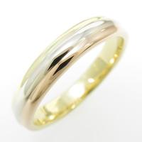 カルティエ スリーカラー ウェディング リング