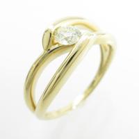 K18YG ダイヤモンドリング