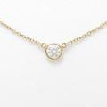 ティファニー バイザヤード ネックレス 0．22ct・H・VVS2・3EXCELLENT10％引き