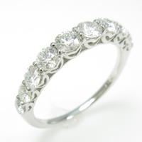 PT ハーフエタニティ ダイヤモンドリング