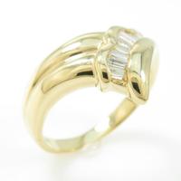 K18YG ダイヤモンドリング