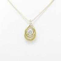【新品】K18YG ダイヤモンドネックレス 0．309ct・G・SI2・VERYGOOD
