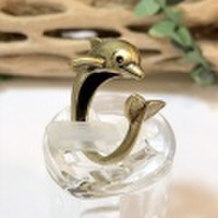 ☆甘えん坊アニマル☆ 『イルカAntique Gold』