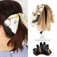 バナナクリップ　3連　スカーフ　リボン　バナナクリップ　グログラン　３連リボン　上品　ヘアアクセサリー　デイリー　ヘアアクセサリー　ヘアクリップ　バナナクリップ　プレゼント　シンプル　バナナクリップ　ヘアクリップ　ヘアアクセサリー　ヘアアクセ...