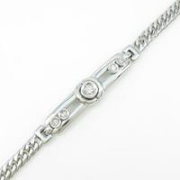 K14WG ダイヤモンドブレスレット